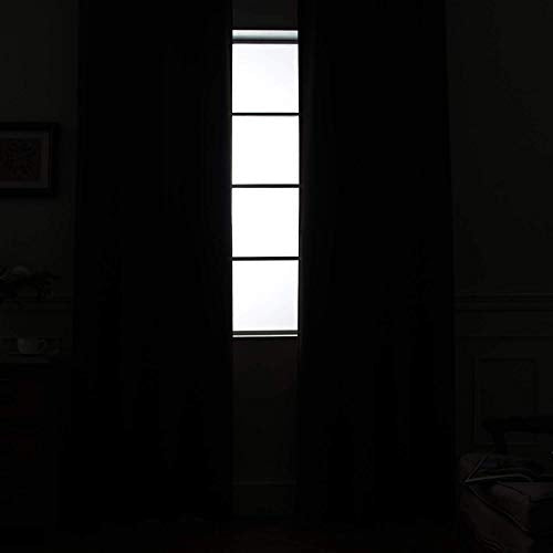 Cream 100% Blackout Curtains 63 Inches Long for Bedroom 42" Wide (42"W x 63"L (Pack of 2) / Cream)