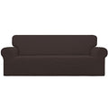 Stretch Couch Covers for Sofa Washable Large Chocolate (Large Sofa / Chocolate)