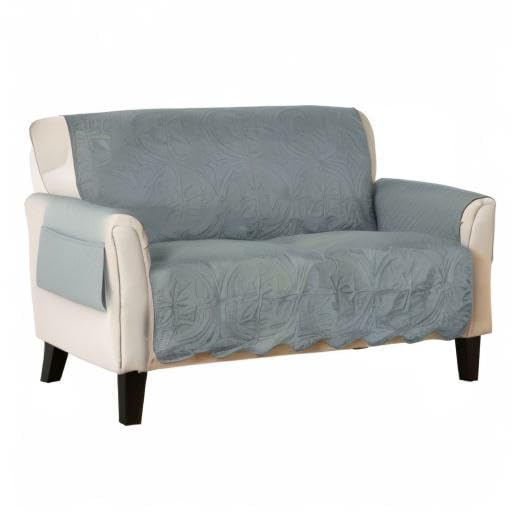 Reversible Loveseat Cover (Loveseat / Mirage Gray / Flax)