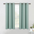 Modern Blackout Curtains Noise Reducing (Seafoam / 42"W x 54"L (Pack of 2))
