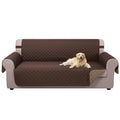 Reversible Sofa Cover Couch Cover for Dogs (Chocolate/Taupe / 68"sofa L - Large)