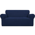 Stretch Oversized Loveseat Couch Covers Washable Navy (Medium-XL Loveseat / Navy)