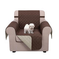 Reversible Recliner Chair Covers (Coffee/Beige / 23''armchair)