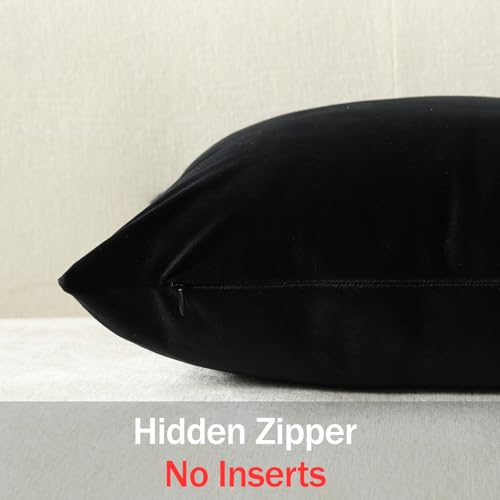 Euro Sham Covers 26x26 Black (Caviar / 26" x 26" (Pack of 2))