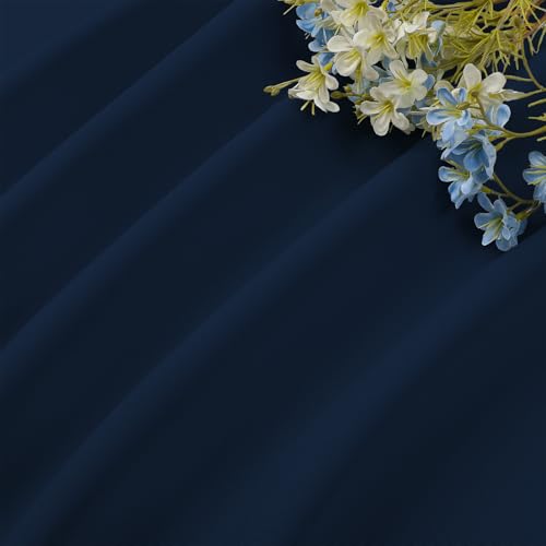 Navy Blue Blackout Curtains Customize (Navy Blue / Customsize)