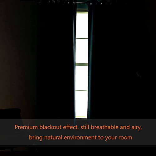 Blackout Curtains for Sliding Glass Door Room Divider Curtains Noise Reduce Curtain Panel Portable Window Screen Sliding Partition (120"W x 96"L (Pack of 1) / Dove Gray)