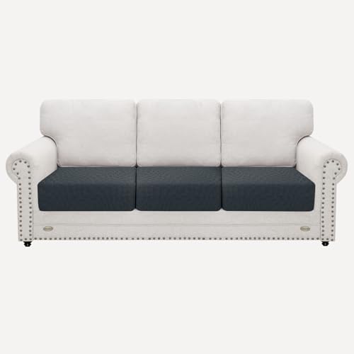 2025 Stretch Cushion Cover for Sofa (3 Cushion Sofa / Dark Grey (New Arrived))