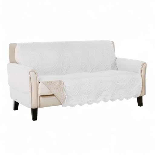 Reversible Sofa Cover (Sofa / White/Sand)