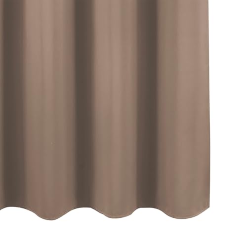 Blackout Curtains 52 x 120 Inch Long Cappuccino Curtains Set of 2 Panels Room Darkening Curtains for Bedroom and Living Room (Cappuccino / 52"W x 120"L (Pack of 2))