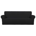 Stretch Couch Covers for Sofa Large Sofa Slipcovers Black (Large Sofa / Black)