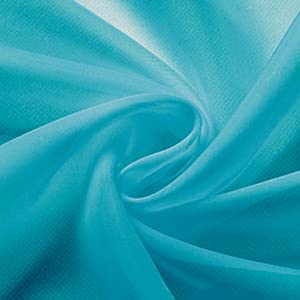 Turquoise Sheer Curtains 90 Inches Long 2 Panels (Turquoise / 42"W x 90"L (Pack of 2))