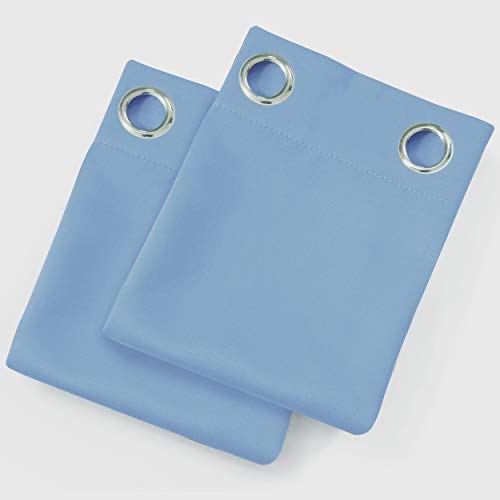 Sky Blue Thermal Blackout Curtains (Sky Blue / 52"W x 84"L (Pack of 2))