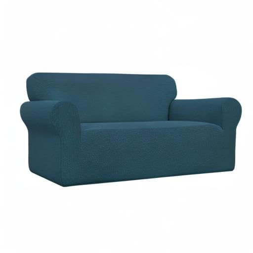 Stretch Oversized Loveseat Couch Covers Washable Deep Teal (Medium-XL Loveseat / Deep Teal)