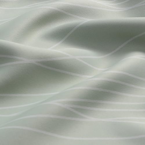 Sage Green and Greyish White Ombre Blackout Curtains for Bedroom 36 Inch (Sage and Greyish White / 52"W x 36"L (Pack of 2))