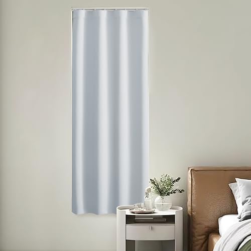 1 Panel Room Darkening French Door Curtain (Greyish White (Pack of 1) / 36"W x 72"L (Pack of 1))