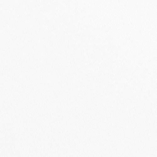 Pure White Room Darkening Window Curtains 52x36 Inch for Kitchen (Pure White / 52"W x 36"L (Pack of 2))