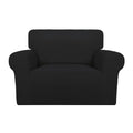 Super Stretch Sofa Slipcover (Small-XL Oversized Sofa / Black)