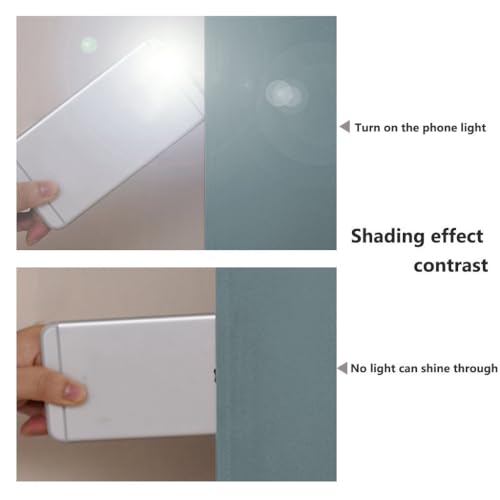 Full Shade Curtain Panels (Greyish Blue / 37"W x 80"L (Pack of 2))