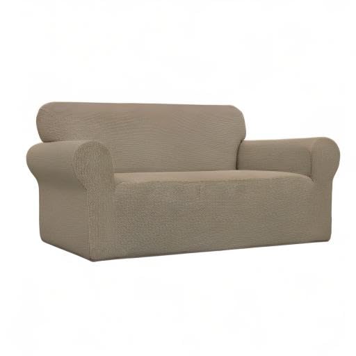 Stretch Oversized Loveseat Couch Covers Washable Natural (Medium-XL Loveseat / Natural)