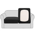 High Stretch Couch Cushion Covers (Black)
