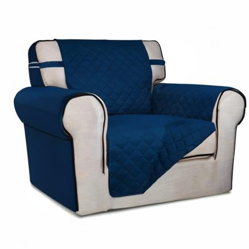 Reversible Chair Sofa Cover Dog Couch Covers for Sofa (Small / Navy/Navy)