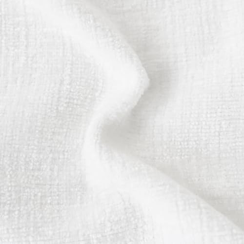 Decorative Couch Throw Pillow Covers 16 X 16 Inches True White (16" x 16" (Pack of 2) / True White)