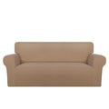 Super Stretch Sofa Slipcover (Medium-XL Oversized Loveseat / Camel)
