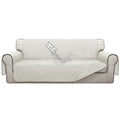 Double Protection 100% Waterproof Sofa Covers for Living Room (Ivory/Ivory / Sofa Large)