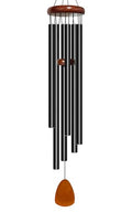 50" Aluminum Wind Chimes for Outside (Black / Classic 50" Deep Tone)