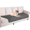 Waterproof Blanket Reversible Dog Bed Cover Pet Blanket for Furniture Bed Couch Sofa (30x90 Inch (Pack of 1) / Darkgrey)