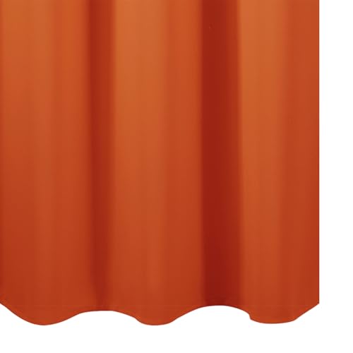 Blackout Curtains 52 x 90 Inch Long Orange Curtains Set of 2 Panels Room Darkening Curtains for Bedroom and Living Room (Orange / 52"W x 90"L (Pack of 2))
