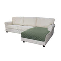 Sectional Couch Covers for Dogs L Shape Sofa Cover Reversible Sofa Slipcover Chaise Lounge Cover Furniture Protector Cover for Pets Dog Cat (42" x 68" / Greyish Green/Greyish Green)