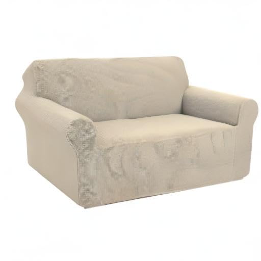 Loveseat Cover Stretch Couch Cover Sofa Slipcover (Beige / Loveseat)