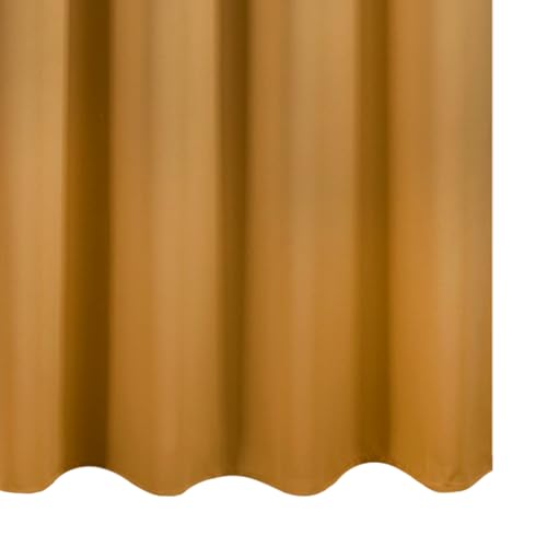 Mustard Yellow Thermal Blackout Curtains (Mustard Yellow / 52"W x 72"L (Pack of 2))