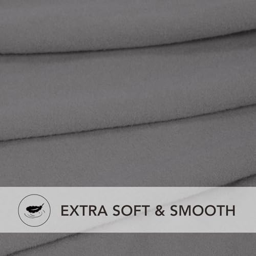 Super Stretch Sofa Slipcover (Medium-XL Oversized Loveseat / Light Gray)