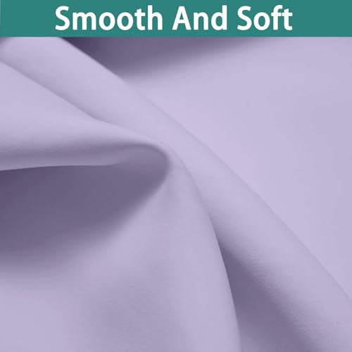 Lilac Blackout Curtains 84 Inches Long for Bedroom 52" Wide 1 Panel (52"W x 84"L (Pack of 1) / Lilac)