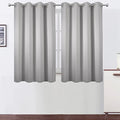 Blackout Curtains 52 x 45 inch (Light Grey / 52"W x 45"L (Pack of 2))