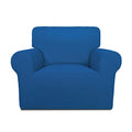 Stretch Chair Covers Fleece Couch Covers for Sofa Classic Blue (Small Chair / Classic Blue)