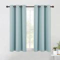 Modern Blackout Curtains Noise Reducing (Sky Blue / 42"W x 54"L (Pack of 2))