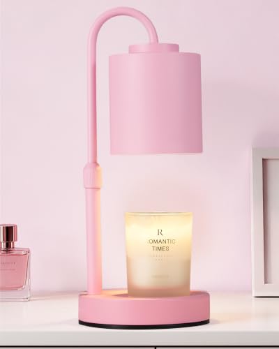 Dimmable Candle Warmer Lamp with Timer (Baby Pink)
