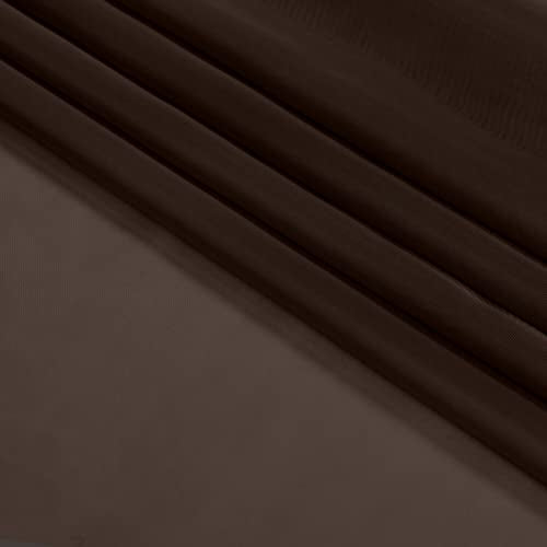 Sheer Chocolate Curtains (Chocolate / 42"W x 84"L (Pack of 2))