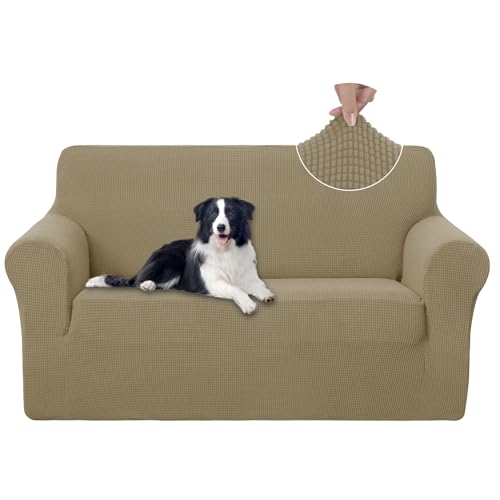 Loveseat Cover Stretch Couch Cover Sofa Slipcover (Sand / Loveseat)