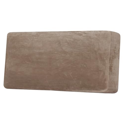 Velvet Stretch Individual Couch Cushion Cover Plush Cushion Slipcover for Loveseat Sofa Cushion Furniture Protector Seat Cushion Sofa Cover (Camel / 1 Cushion Sofa)