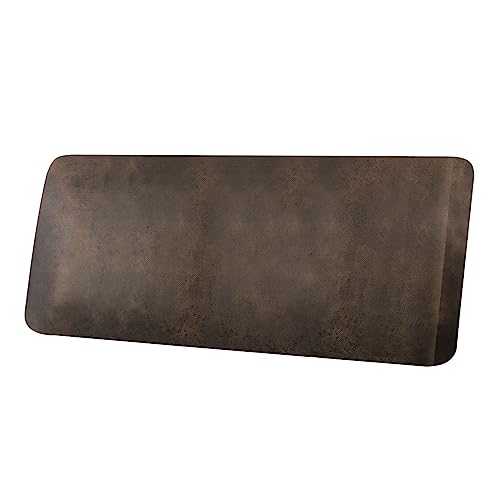 Leather Look Couch Cushion Covers Sofa Seat Slipcovers Sets Couches Furniture Protector for Sectional Armchair Loveseat Pets Kids Stretch (1 Cushion XL Sofa / Brown)