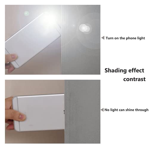 Full Shade Curtain Panels (Silver Grey / 37"W x 70"L (Pack of 2))