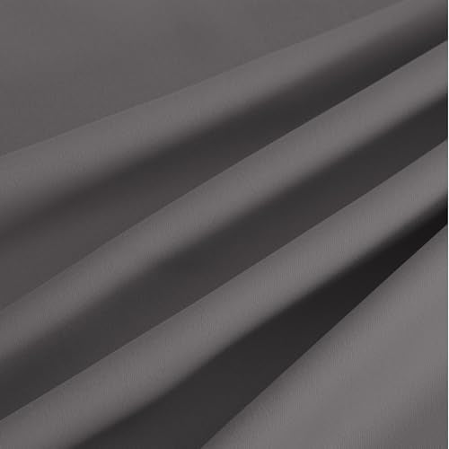 Blackout Curtains Grommet 2 Panels Grey Drapes 95Inches Long (Grey / 52"W x 95"L (Pack of 2))