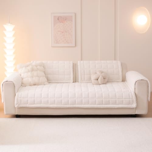 Couch Covers for Dogs Washable (White / 27.6" X 27.6")