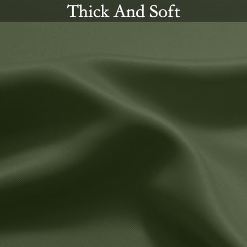 Ombre Curtains Sage Green to Grey White for Living Room 52Wx63L (52"W x 63"L (Pack of 2) / Sage Green)