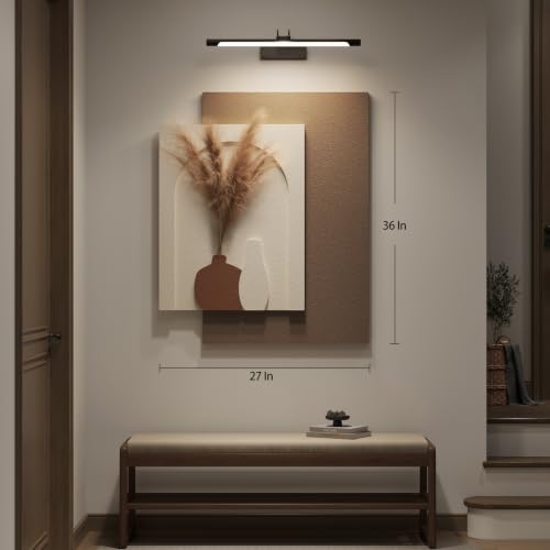 Boho 3D Textured Wall Art (36"L x 27"W / Brown White --A)