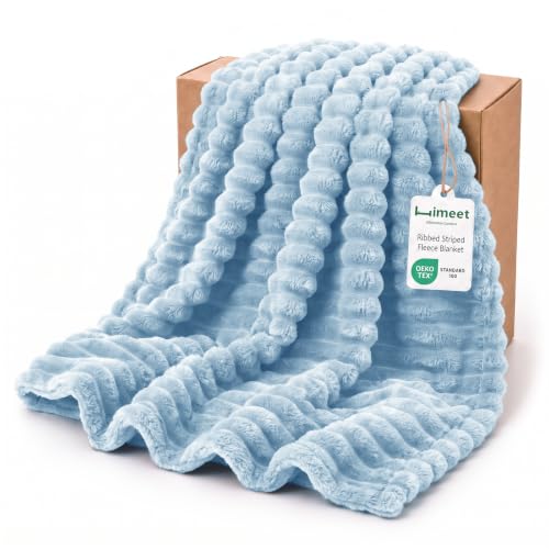 Light Blue Throw Blanket for Couch (Light Blue / Throw (50" x 60"))